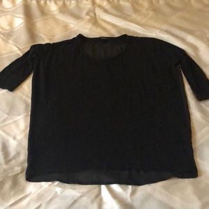 Forever 21 black blouse